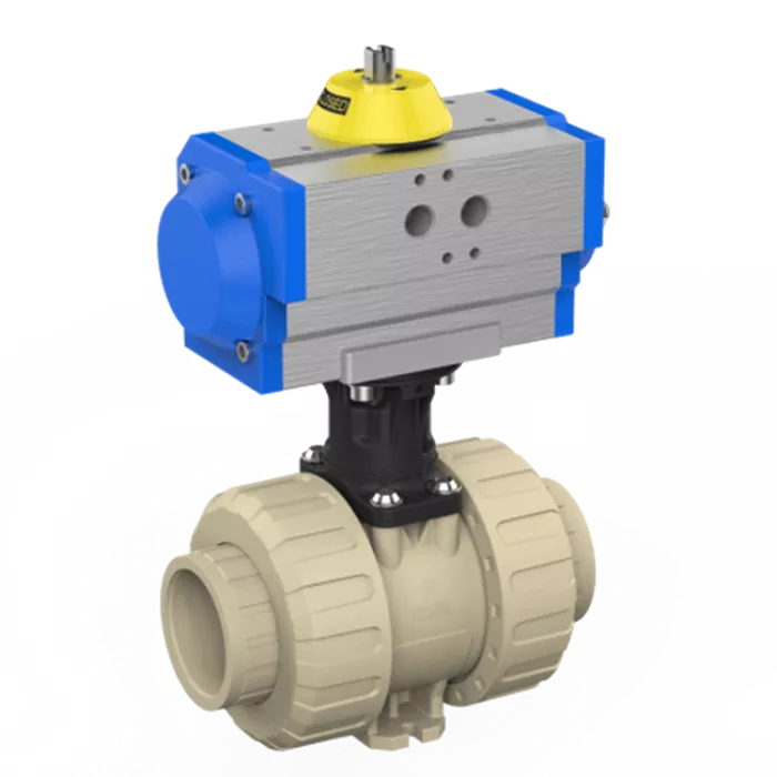 Praher 2-way Ball Valve M1 PP Pneumatic Actuator