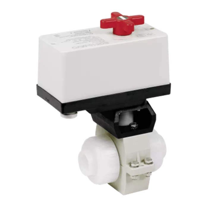 Praher 2-way Ball Valve S4 PVDF Electric Actuator  EO510