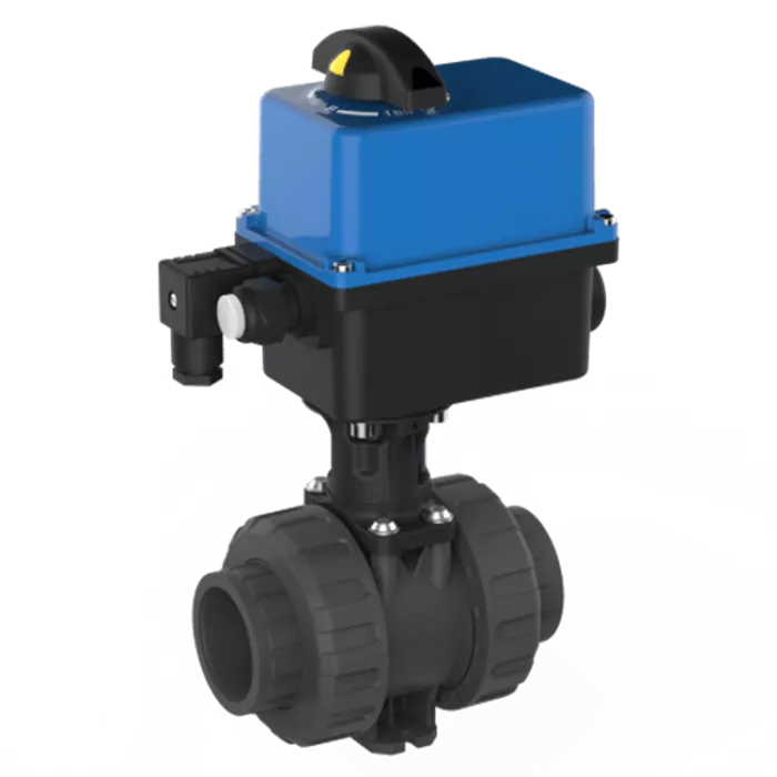 Praher 2-way Ball Valve M1 PVC-U Electric Actuator Valves