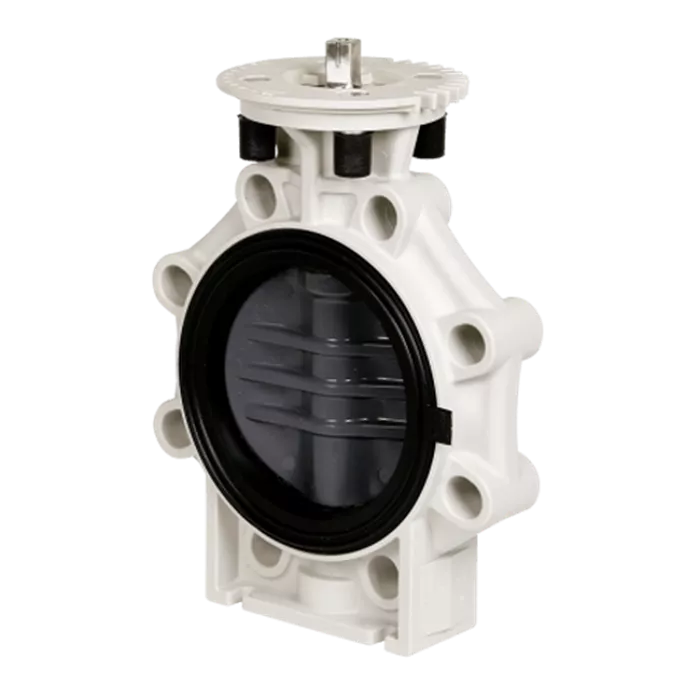 Praher Butterfly Valve K4 PVC-U Adapter Plate