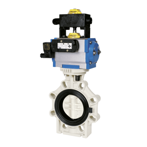 Praher Butterfly Valve K4 PP Pneumatic Actuator