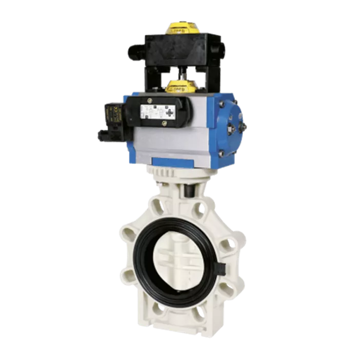 Praher Butterfly Valve K4 PP Pneumatic Actuator