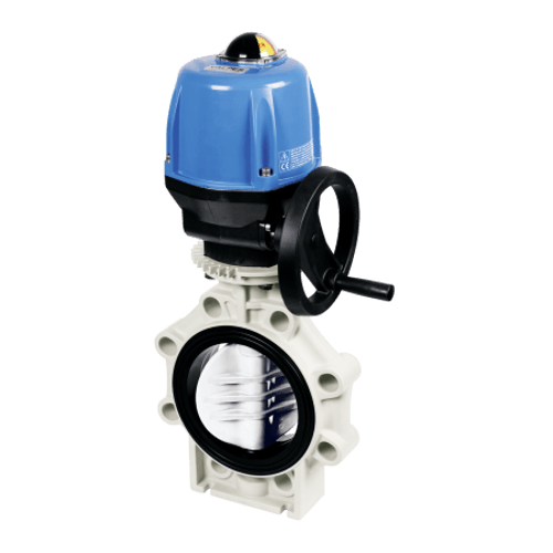 Praher Butterfly Valve K4 PVDF Electric Actuator Valves