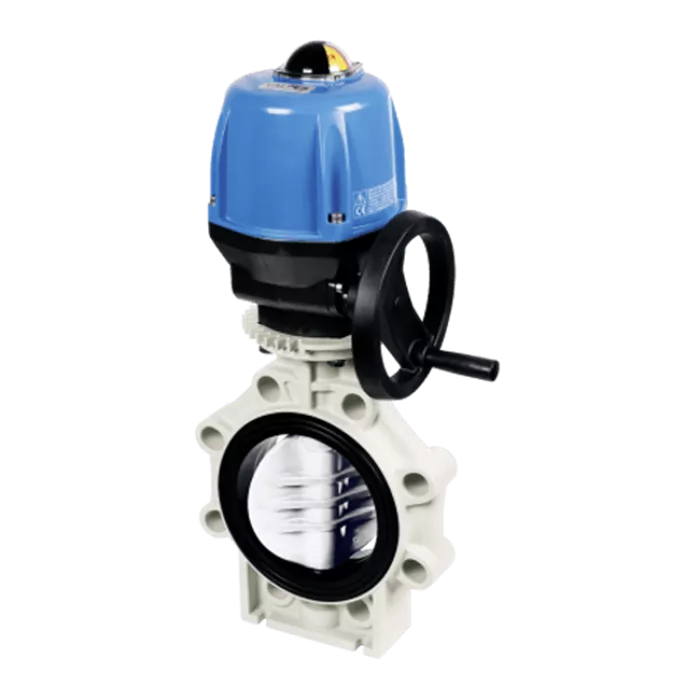 Praher Butterfly Valve K4 PVDF Electric Actuator Valves