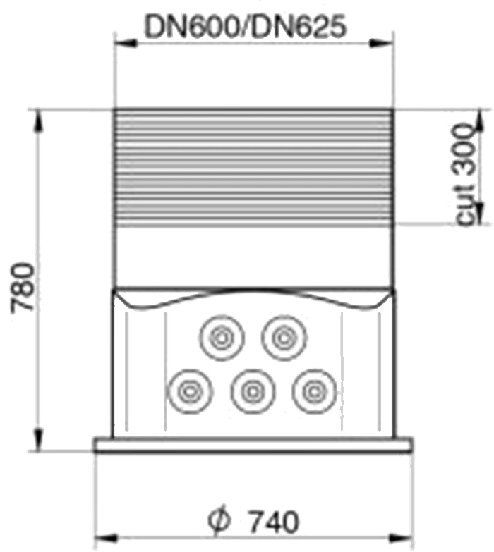 DN 600 Electrical Connection Chamber