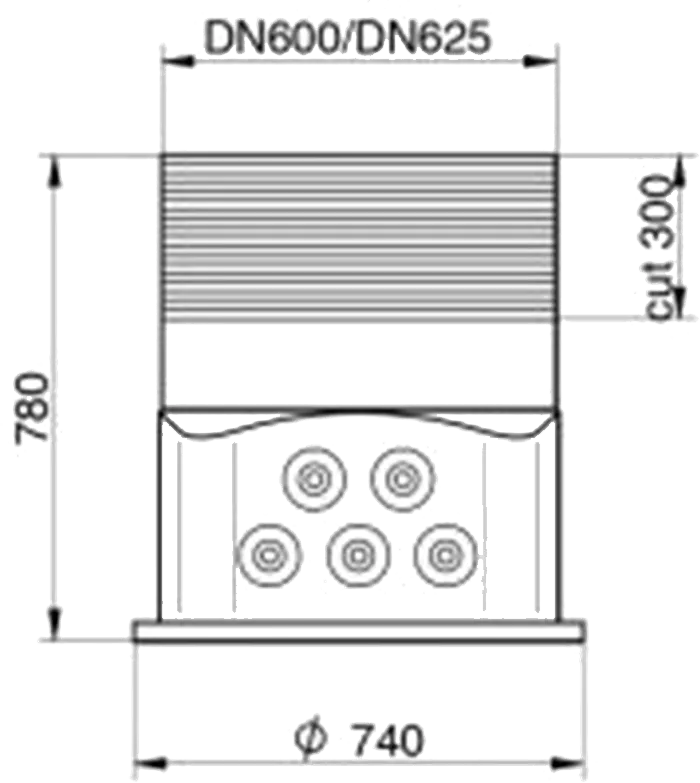 DN 600 Elektrik Bağlantı Odası