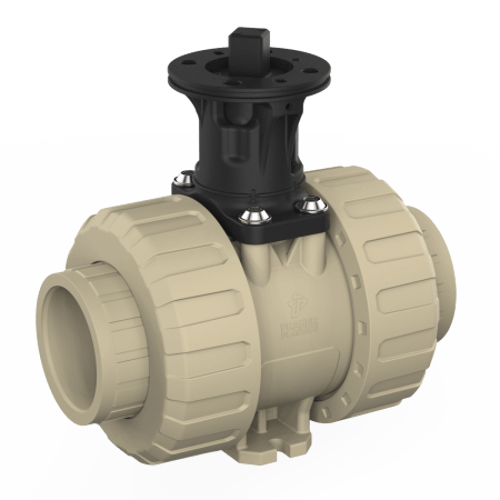 Praher 2-way Ball Valve M1 PP Adapter Set