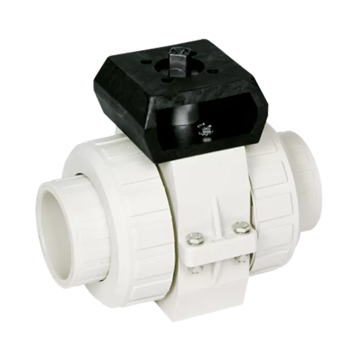 Praher 2-way Ball Valve S4 PP Adapter Set