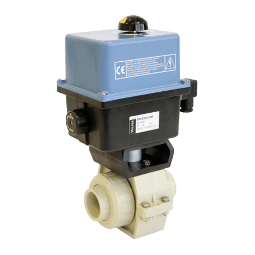 Praher 2-way Ball Valve S4 PP Electric Actuator Valves